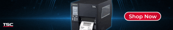 The award winning MB241 linerless label printer